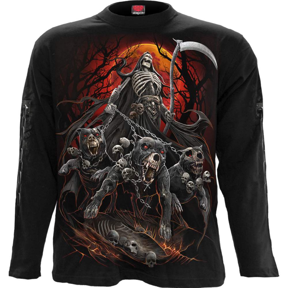Spiral - Harbingers Longsleeve shirt - Zwart